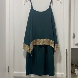 Beautiful gold sequenced dress